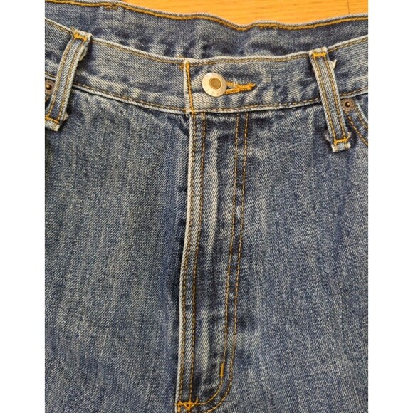 Cinch Jeans Men's 35x34 Blue Straight Green Label Western Cowboy Rodeo Denim - Picture 7 of 11